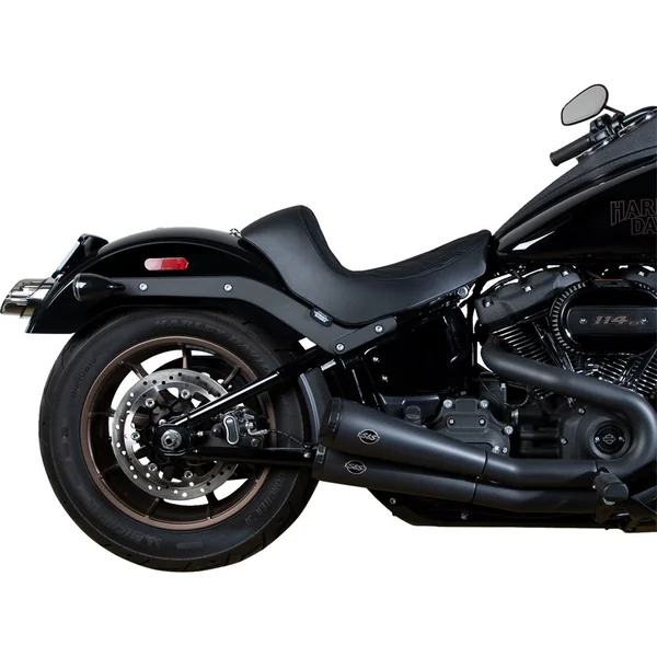 Drag Specialties Solo Seat for 2018-2024 Harley Softail FXLR/​FXLRST/FLSB - Double Diamond - Image 3