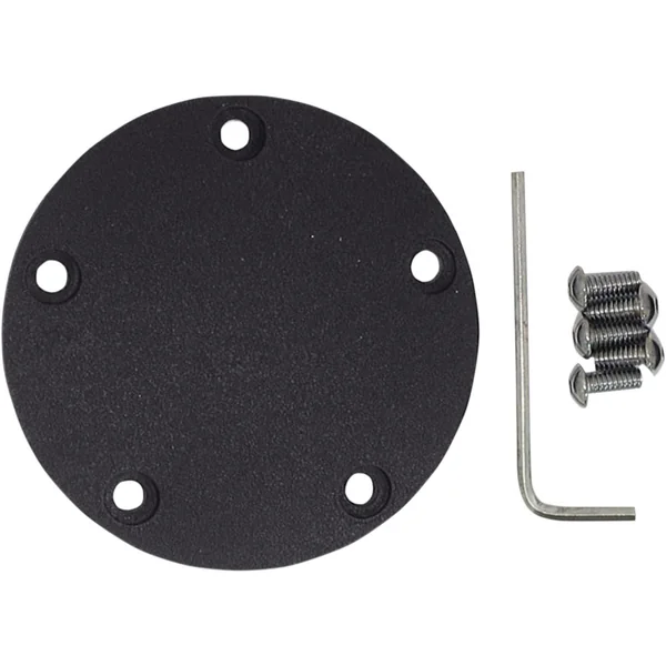 Drag Specialties Spherical Radius Points Cover for Harley Twin Cam - Wrinkle Black