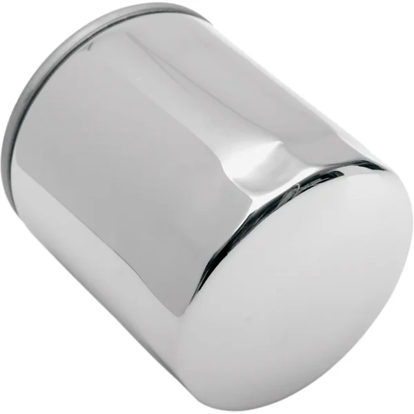 Drag Specialties Spin-On Oil Filter for Harley Twin Cam and M8 - Chrome