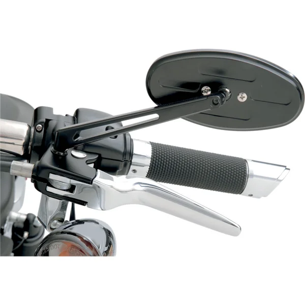 Drag Specialties Stealth II Mirror for Harley - Black
