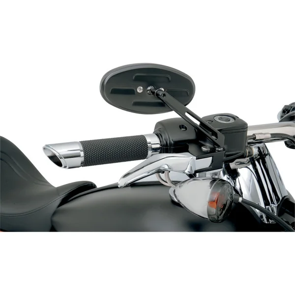 Drag Specialties Stealth II Mirror for Harley - Black - Image 2