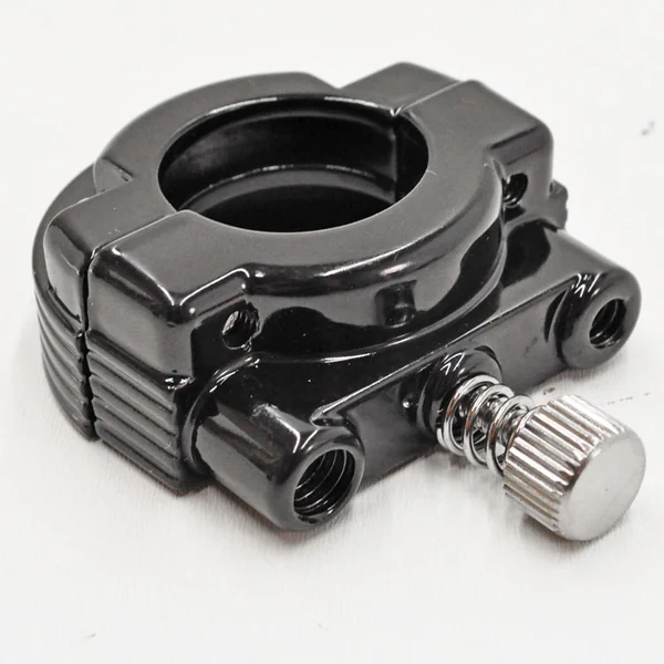 Dual Cable Throttle Clamp Housing, Black, 1” Handlebars - Fits Early Model FX, FLH, FLT and Sportsters - Image 3