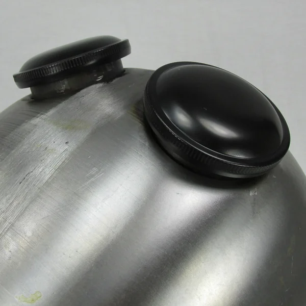 Dual Satin Black "CAM" Bayonet Style Left & Right Gas Caps for 1973-1982 Harley Big Twin FX/FL, Super Glide, Electra Glide, Low Rider, Wide Glide, Fat Bob & Sturgis - Replaces HD Pt# 61102-73, 61103-73 - Image 3