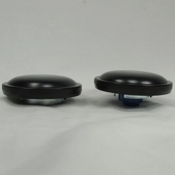 Dual Satin Black "CAM" Bayonet Style Left & Right Gas Caps for 1973-1982 Harley Big Twin FX/FL, Super Glide, Electra Glide, Low Rider, Wide Glide, Fat Bob & Sturgis - Replaces HD Pt# 61102-73, 61103-73 - Image 5