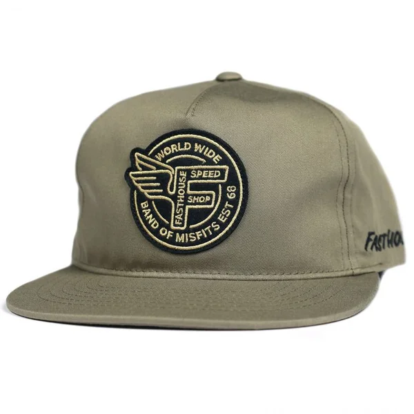 Fasthouse Flight Olive Snapback Hat