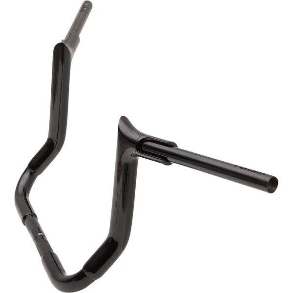 Fat Baggers 1-1/2" EZ Install Pointed Top 12" Handlebars for 2014-2020 Harley Touring - Black - Image 2