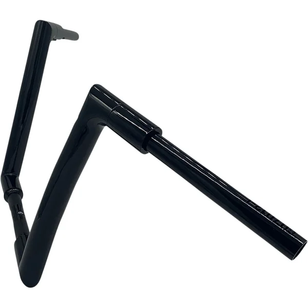 Fat Baggers 1-1/2" Flat Top EZ Install 12" Handlebars for 2008-2013 Harley FLHR/FLTR - Black - Image 2