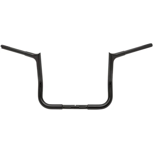Fat Baggers 1-1/4" EZ Install Pointed Top 12" Handlebars for 1986-2019 Harley Touring - Black