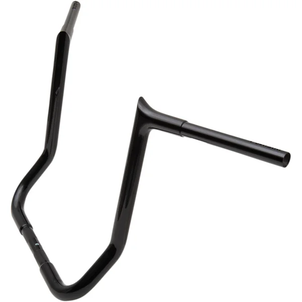 Fat Baggers 1-1/4" EZ Install Pointed Top 16" Handlebars for 1986-2019 Harley Touring - Black - Image 2