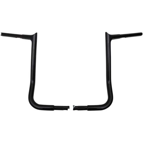 Fat Baggers 1-1/4" EZ Install Pointed Top 16" Handlebars for 1986-2019 Harley Touring - Black - Image 3