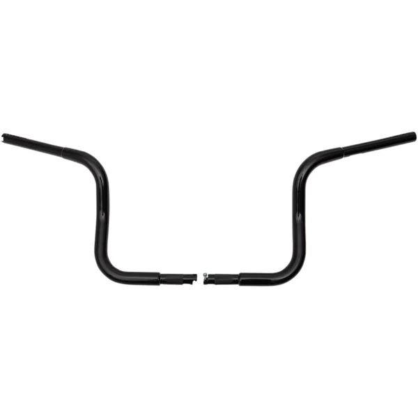 Fat Baggers 1-1/4" EZ Install Round Top 10" Handlebars for 1986-2019 Harley Touring - Black - Image 3