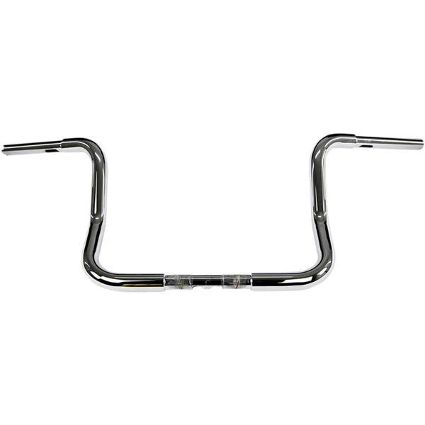 Fat Baggers 1-1/4" EZ Install Round Top 10" Handlebars for 1986-2019 Harley Touring - Chrome
