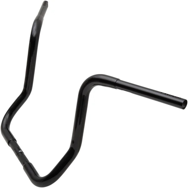 Fat Baggers 1-1/4" EZ Install Round Top 14" Handlebars for 1986-2019 Harley Touring - Black - Image 2