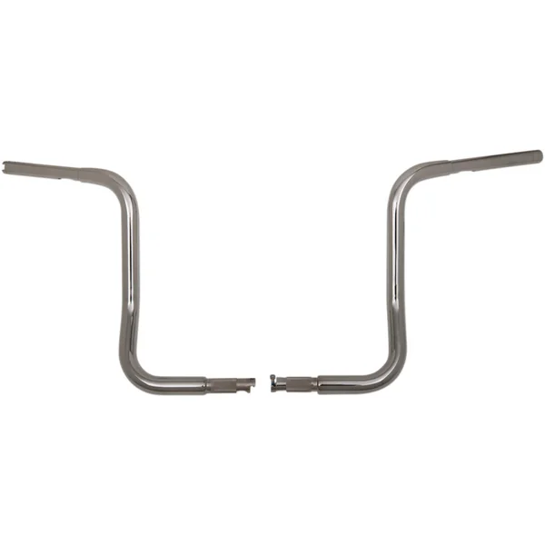 Fat Baggers 1-1/4" EZ Install Round Top 14" Handlebars for 1986-2019 Harley Touring - Chrome - Image 3