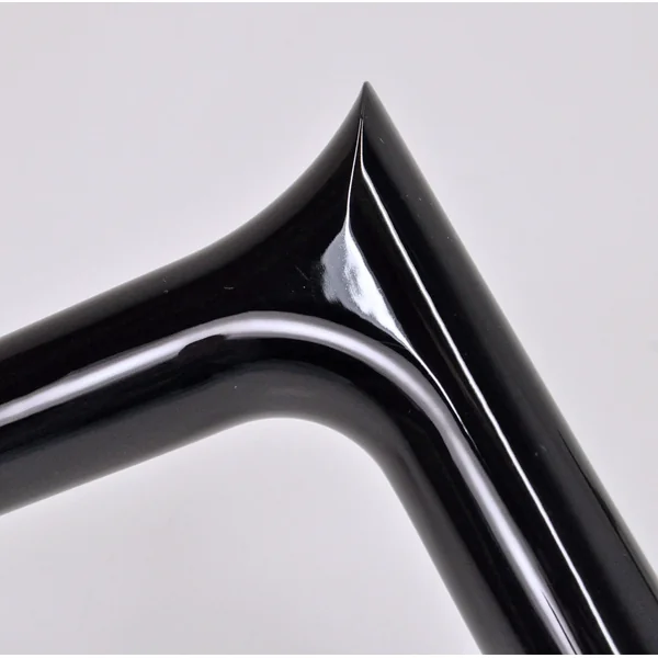 Fat Baggers, Inc.® (FBI) Pointed-Top Series Black 12" Handlebars with 1-1/4" Clamp for 1986-2018 Road King & Heritage Softail FLHR, FLST and 1999-2013 Road Glide FLTR Models (Except Springers) - Made In USA - Image 3