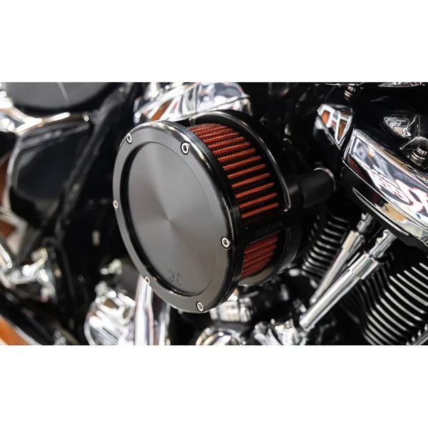 Feuling BA Air Cleaner Kit for 2017-2023 Harley M8 - Solid Black Cover - Image 2