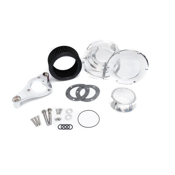 Feuling BA Air Cleaner Kit for 2017-2024 Harley M8 - Raw Clear Cover - Image 4