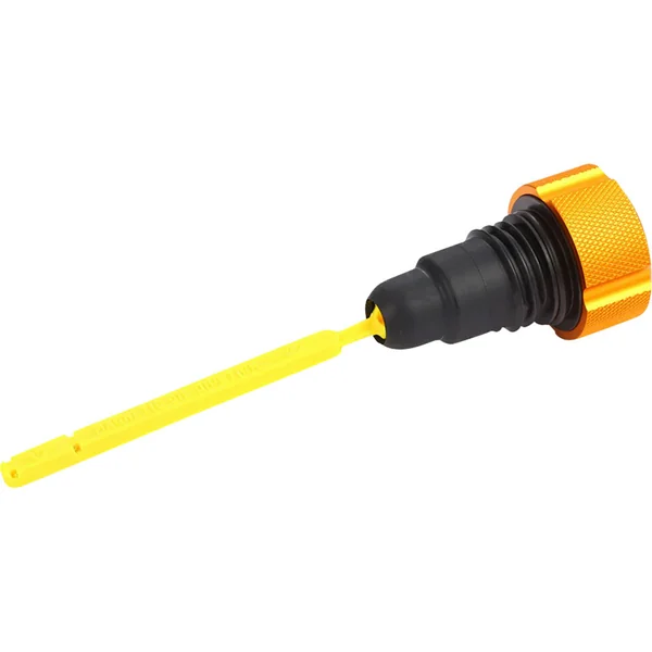 Figurati Knurled Magnetic Performance Oil Dipstick for 2007-2016 Harley Touring - Gold - Image 2