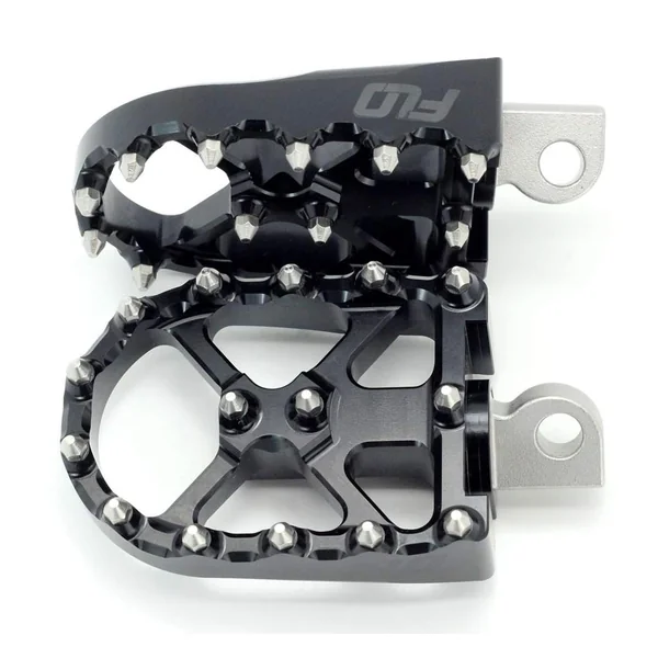 Flo Motorsports BMX Style Foot Pegs for Harley - Black - Image 3