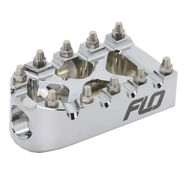 Flo Motorsports Brake Pedal Tip for Flo Motorsports Brake Arm - Chrome - Image 2