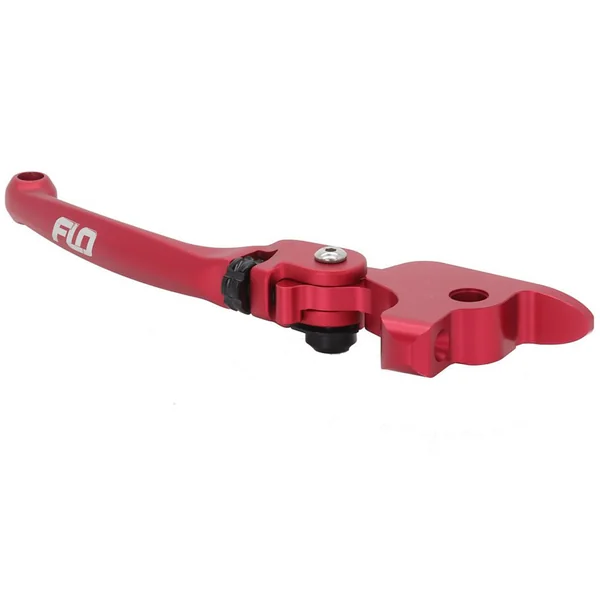 Flo Motorsports MX Style Adjustable Hand Levers for 2017-2020 Harley Touring - Red - Image 2