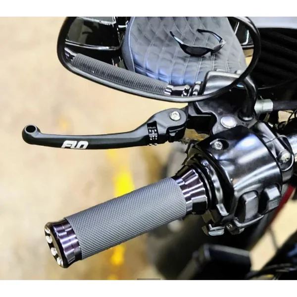 Flo Motorsports MX Style Adjustable Hand Levers for 2021-2023 Harley Touring Cable Clutch- Black - Image 4