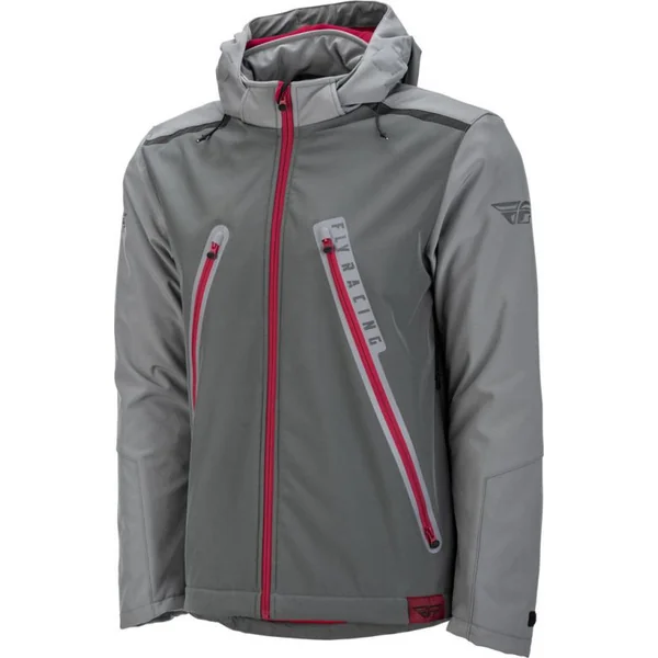 Fly Racing Carbyne Grey Motorcycle Jacket