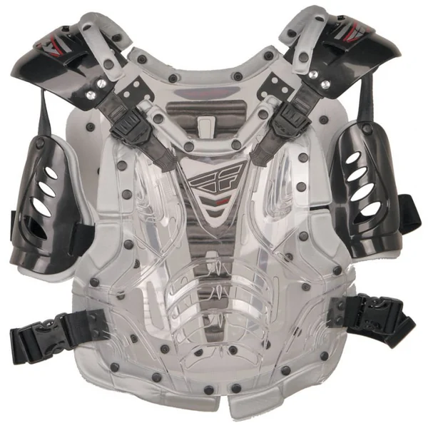 Fly Racing Convertible II Junior Roost Deflector - Silver