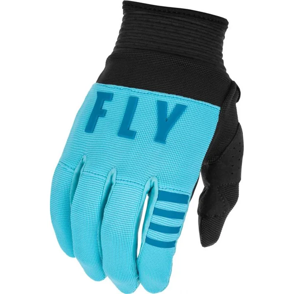 Fly Racing Youth F-16 Block Aqua/Dark Teal/Black Gloves