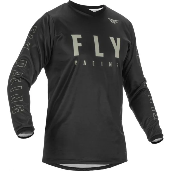 Fly Racing Youth F-16 Block Black Jersey