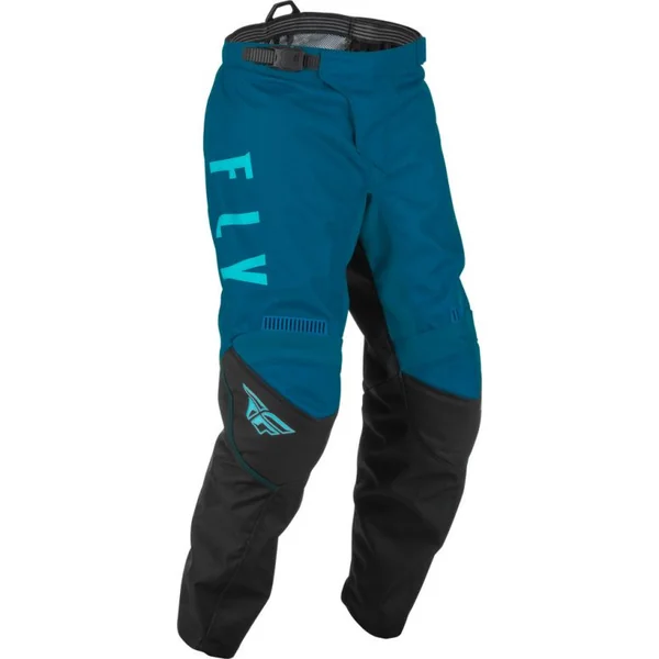 Fly Racing Youth Girls F-16 Block Aqua Pants