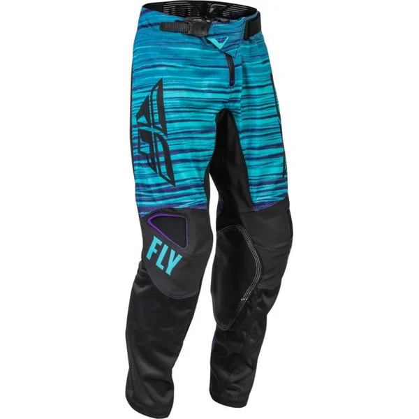 Fly Racing Youth Kinetic Mesh Wave Black Blue Purple Pants - No Shipping to CA NY MN or CO