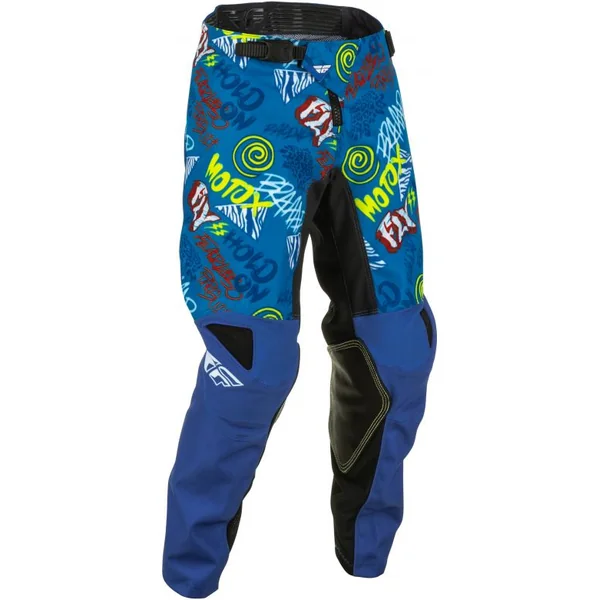 Fly Racing Youth Kinetic Rebel Blue Pants