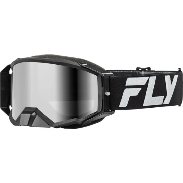 Fly Racing Zone Elite 2025 Black Block Logo Goggles
