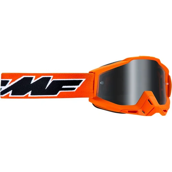 FMF PowerBomb Rocket Orange Mirrored Goggles by 100 Percent