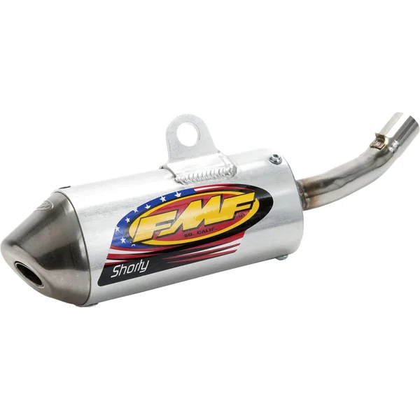FMF Racing® Aluminum/Stainless Steel PowerCore 2 Shorty Silencer for 1989-2001 Suzuki RM80 & 2002-2020 Suzuki RM85 023011