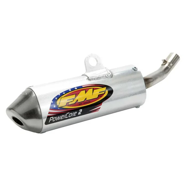 FMF Racing® Aluminum/Stainless Steel PowerCore 2 Shorty Silencer for 2012-2015 KTM 125SX & 2011-2015 KTM 150XC/150SX 025123
