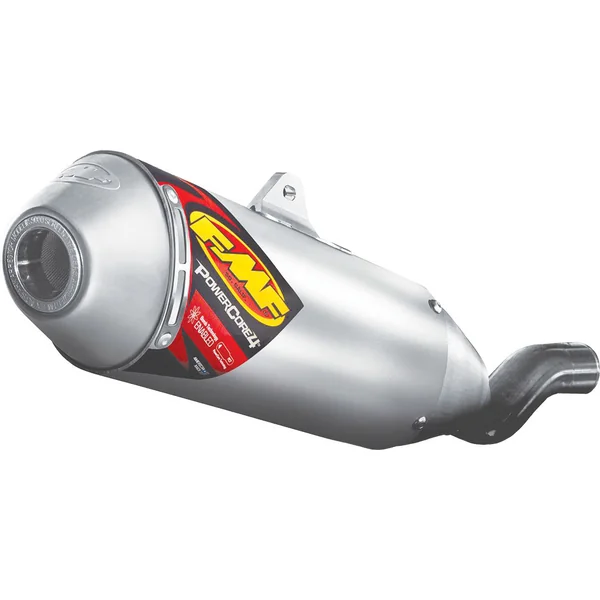 FMF Racing® Aluminum/Stainless Steel PowerCore 4 Slip-On Muffler for 2006-2009 Yamaha YZ450F, 2007-2014 Yamaha WR250F, 2007-2011 Yamaha WR450F, & 2006-2009 Yamaha YZ250F 044228