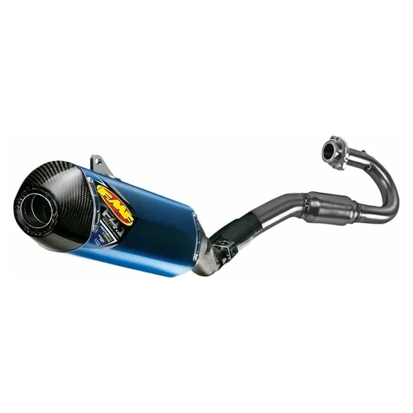 FMF Racing® Factory 4.1 RCT Full Exhaust System - Anodized Titanium Muffler with Carbon Fiber Cap & Stainless Steel Powerbomb Header for 2009-2020 Yamaha YFZ450R 4x2, 2010-2011 Yamaha YFZ450X 044401