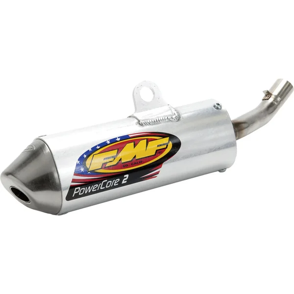 FMF Racing® Powercore 2 Aluminum Slip-On Exhaust Silencer with Stainless Steel Cap 2002-2021 Yamaha YZ250 Models