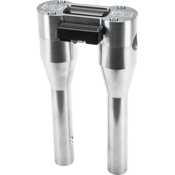 Forbidden Motorcycles 9" HUD Risers for 1-1/8" Bars on 2018-2019 Harley Street Bob - Raw