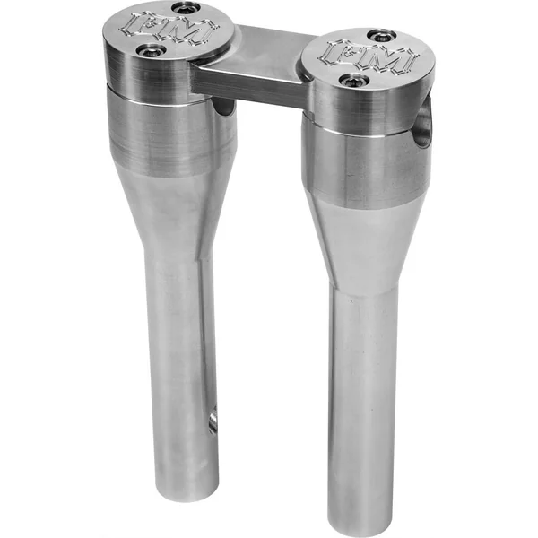 Forbidden Motorcycles 9" Risers for 1 1/8" Bars - Raw