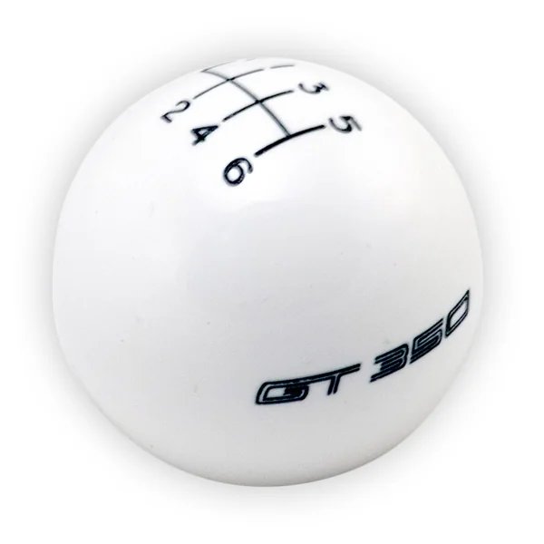 Ford Performance 6 Speed Shift Knob w/ GT350 Logo, White2015-2020 Ford Mustang GT350