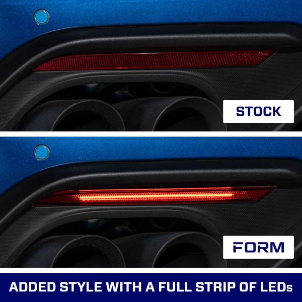 Form Lighting LED Rear Reflectors, Red2018-2023 Ford Mustang - Image 4