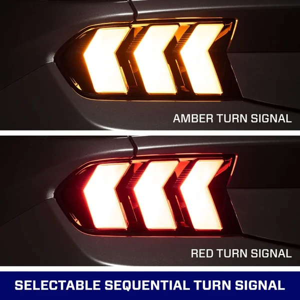 Form Lighting Sequential LED Tail Lights, Smoked2024-2026 Ford Mustang - Image 6