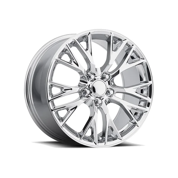 FR 22 Z06 Replica Front Wheel, Chrome, 19x102006-2019 Corvette ZR1, Z06 & Grand Sport