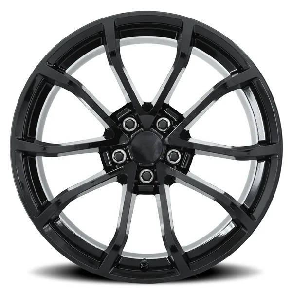FR 25F C6 Cup Replica Front Wheel, 19x10, Gloss Black2006-2019 Corvette Z06, ZR1 & Grand Sport - Image 2