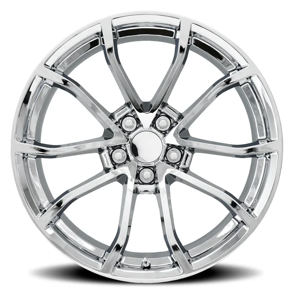 FR 25F C6 Cup Replica Wheel Set, 19x10 & 20x12, Chrome2006-2019 Corvette Z06, ZR1 & Grand Sport - Image 2
