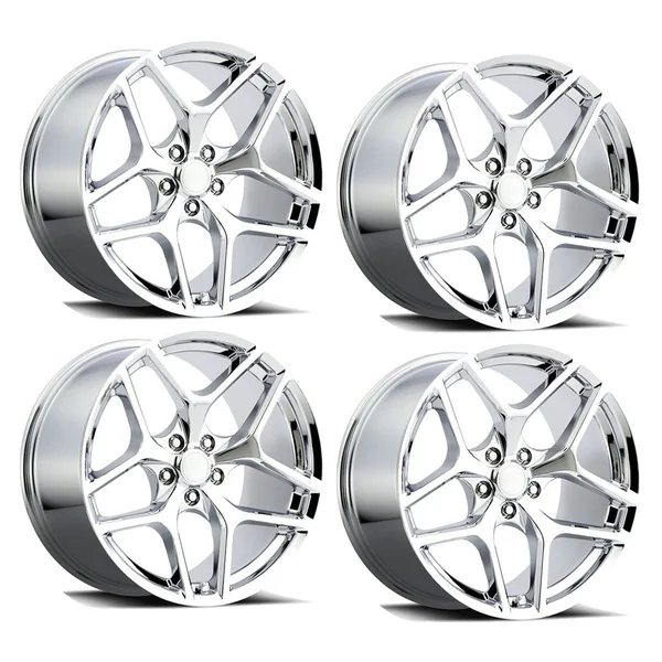 FR 27F Z28 Replica Wheel Set, Chrome, 20x9 & 20x102010-2024 Camaro