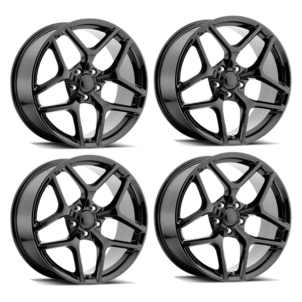FR 27F Z28 Replica Wheel Set, Gloss Black, 20x9 & 20x102010-2024 Camaro